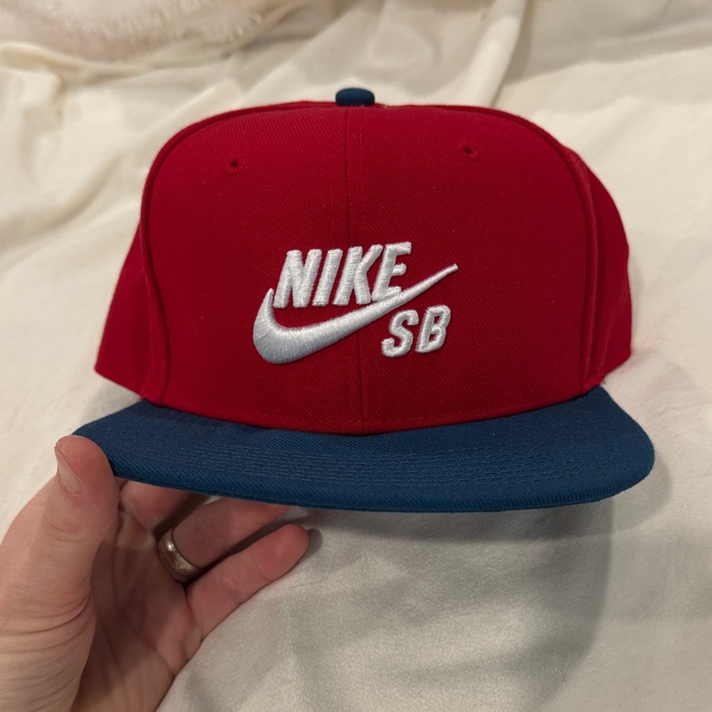 Nike SB Red and Navy Cap
